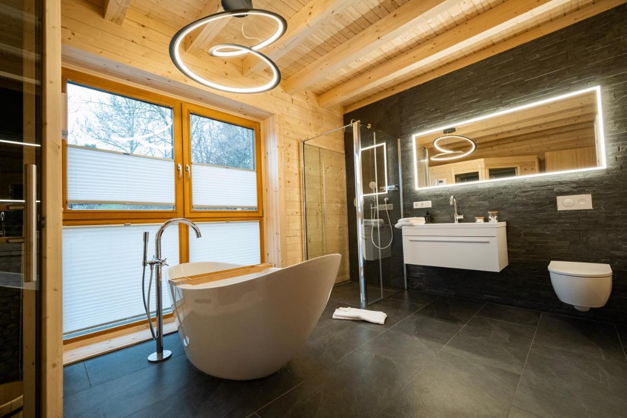 Netten Naturerlebnis Holz-Chalets Daun Dış mekan fotoğraf